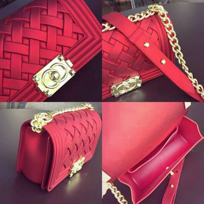 ready cod tas jelly tali rantai selempang murah handbag wanita import terbaru 2021 lagi laku