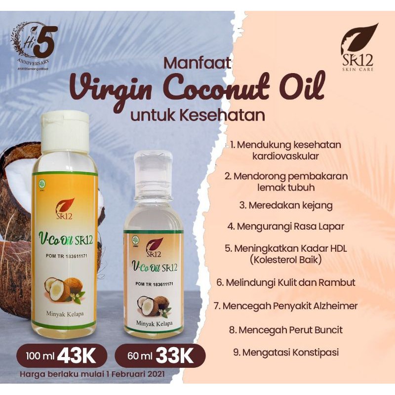

TERLARIS BEST SELLER !!! VCO ( virgin coconut oil ) MINYAK KELAPA MURNI SR12