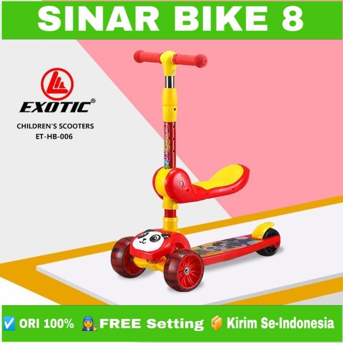 Scooter Anak EXOTIC ET HB - 006 Otoped Anak