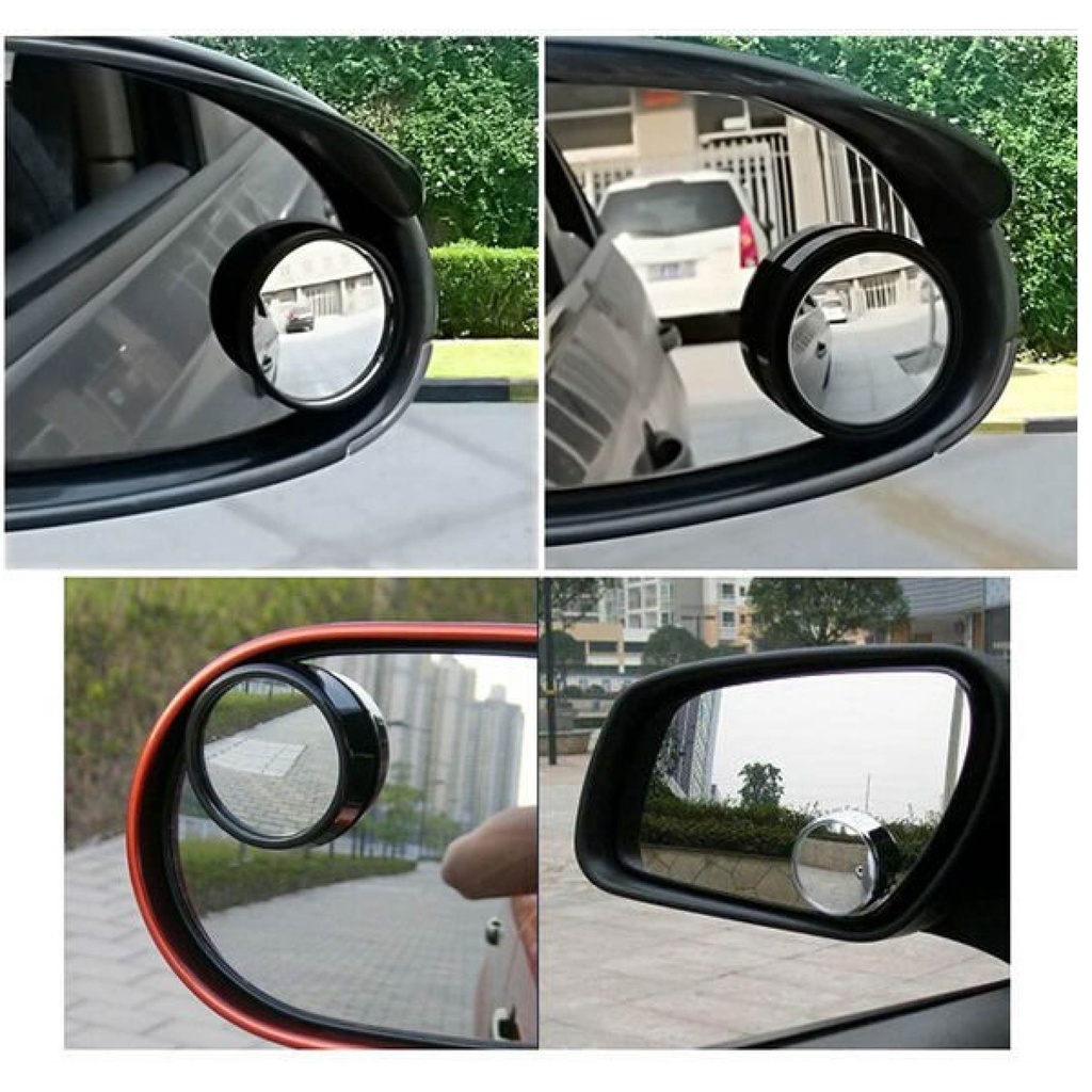 (B017) Kaca Spion Mini Cembung Tambahan Spion Wide Angle Blindspot Mirror