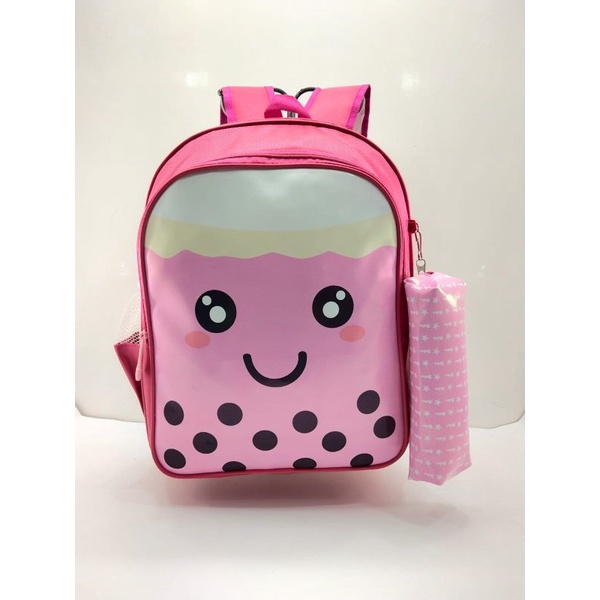 Tas Ransel Sekolah 15inch Boba Time