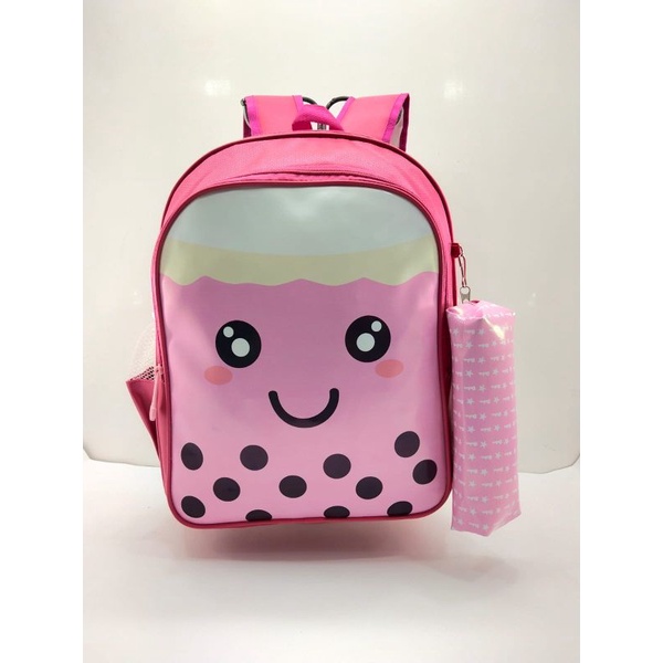 Tas Ransel Sekolah 15inch Boba Time