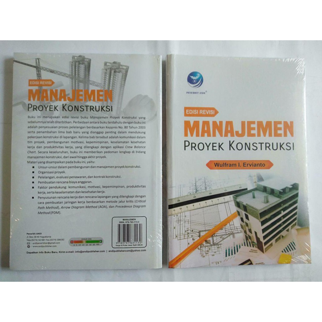 Jual BUKU MANAJEMEN PROYEK KONSTRUKSI | Shopee Indonesia