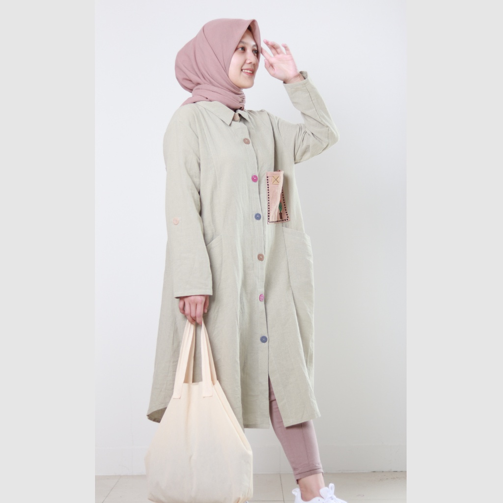 Sahmura Dress Wanita Tunik Panjang