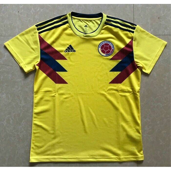 JERSEY BOLA COLOMBIA HOME OFFICIAL WORLD CUP 2018 GRADE ORI