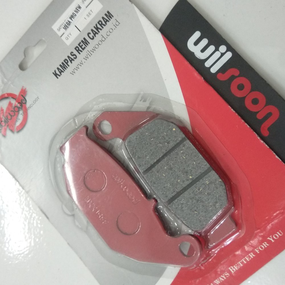 Discpad Cakram / Kampas Rem Cakram Belakang Honda Verza Wilwood