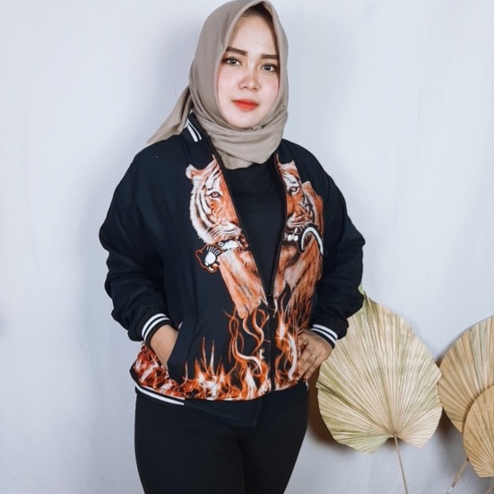 Athallah Fashion Batik - Jaket Batik Asli Solo Terbaru Jaket Boomber Jaket Batik Wanita