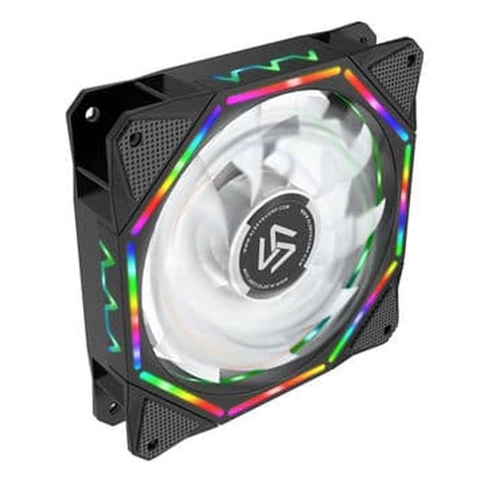 Alseye Pentagon 12cm Fan Casing LED Auto RGB Fan Case Pentagon RGB