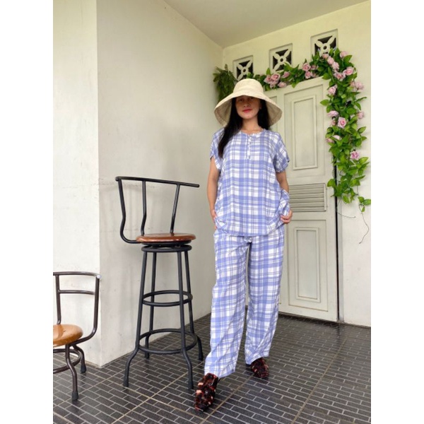 baju busui setelan ibu menyusui one set murah setelan santai rumahan