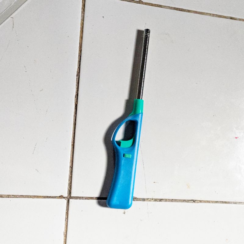 Korek api gas pemantik pistol kompor bentuk tembak bisa isi ulang gas