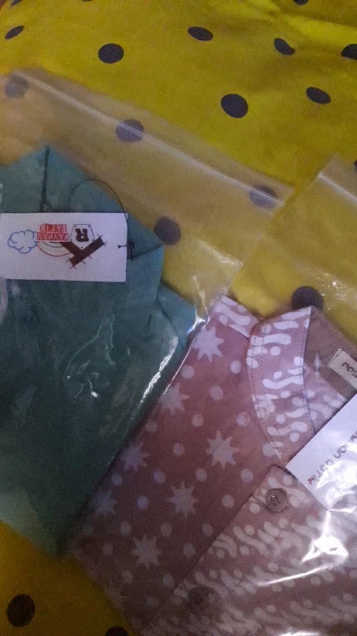 Kemeja Batik Anak Cream Series