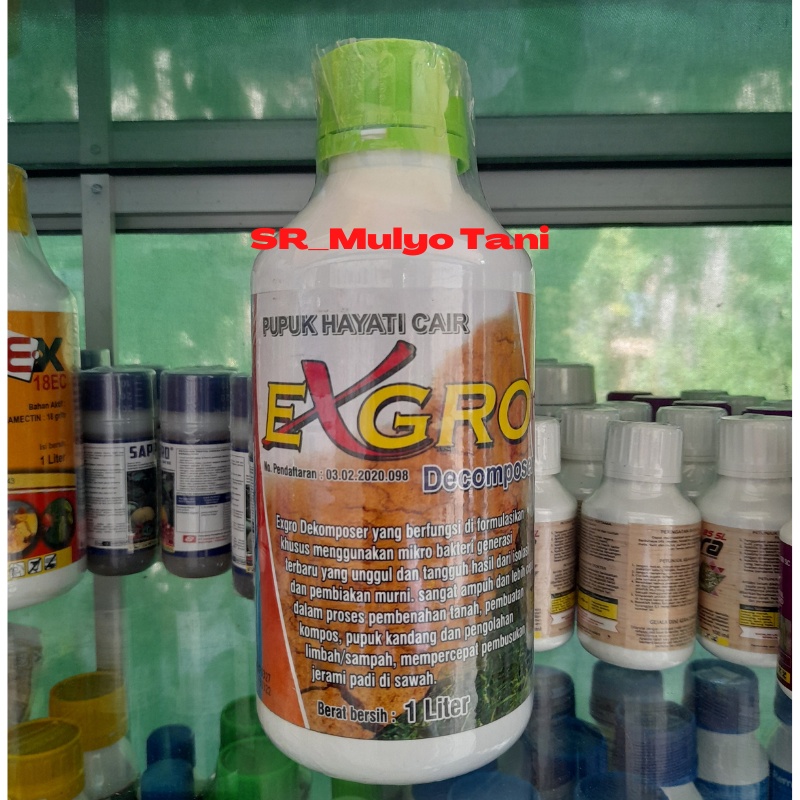 Pupuk Hayati Cair EXGRO Decomposer
