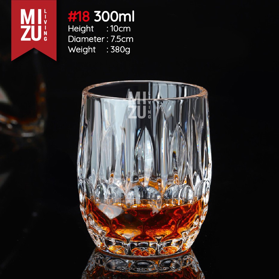 ROMA Whiskey Glass Gelas Kaca Whisky On The Rocks Gelas Air Minum-8
