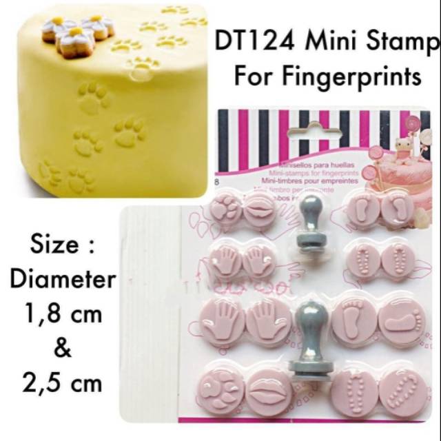 

Mini stamp for fingerprints