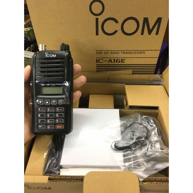 JUAL HT ICOM IC-A16E AIR BAND HT ICOM A16E AIR BAND