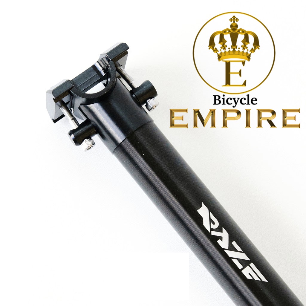 Seatpost Sepeda Lipat Raze 31.8 mm x 650 mm CNC Alloy Bicycle Empire-Black