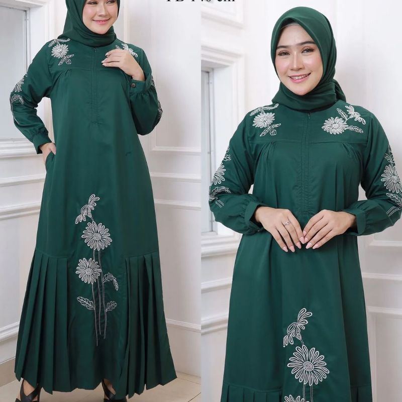 GAMIS MOTIF BUNGA / REMPEL BAWAH TOYOBO