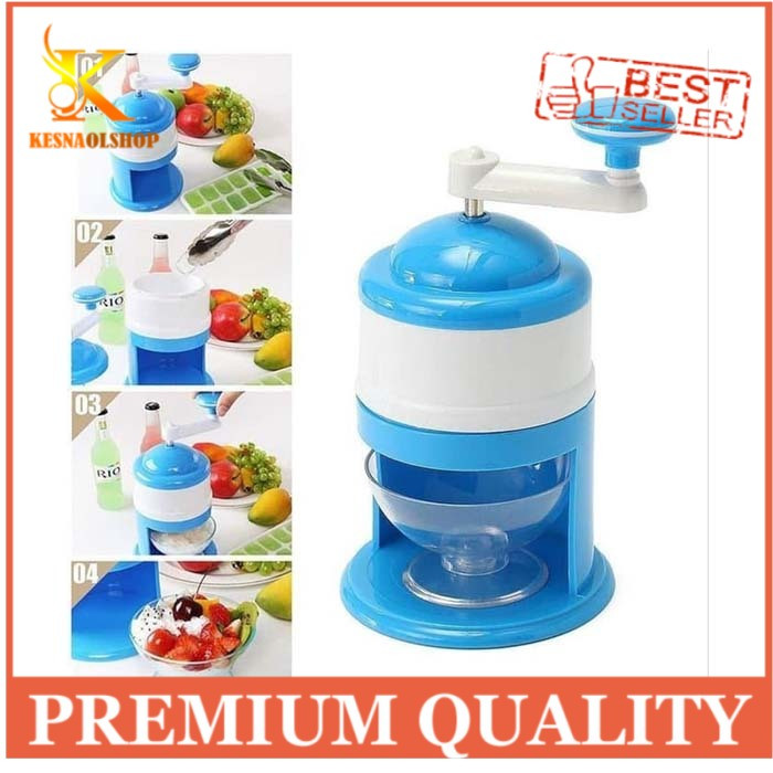 

ZI22 Serut Es Mini Portable Snow Cone Ice Cream Crusher