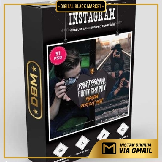 Bundle Photography Instagram 51 Psd 03 Sets