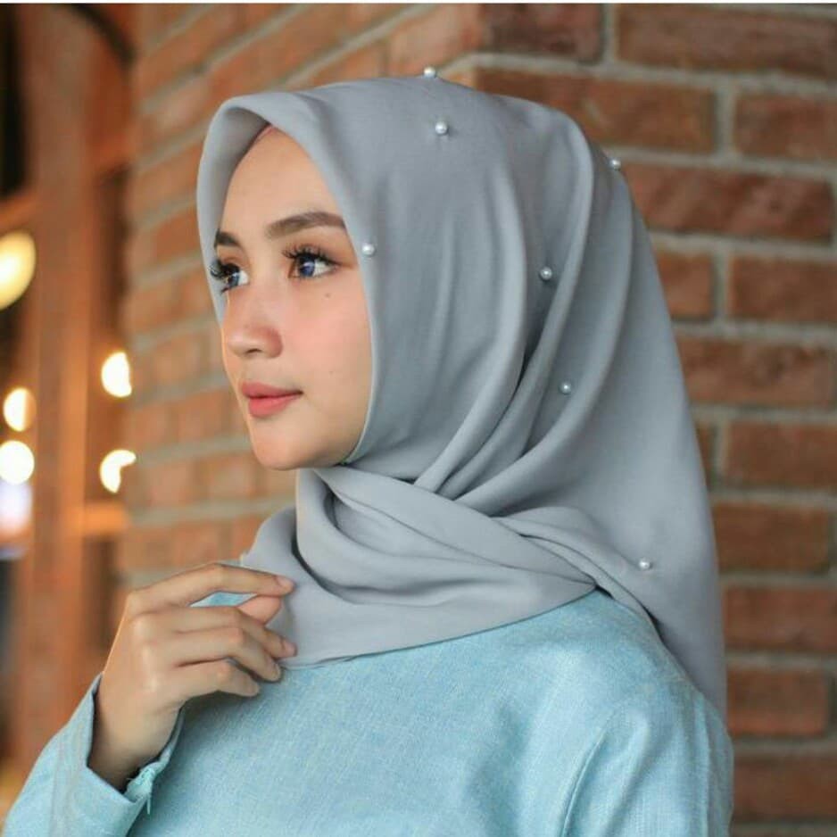 Satuan Ecer Hijab Jilbab  Kerudung Segiempat Segi4 Square 