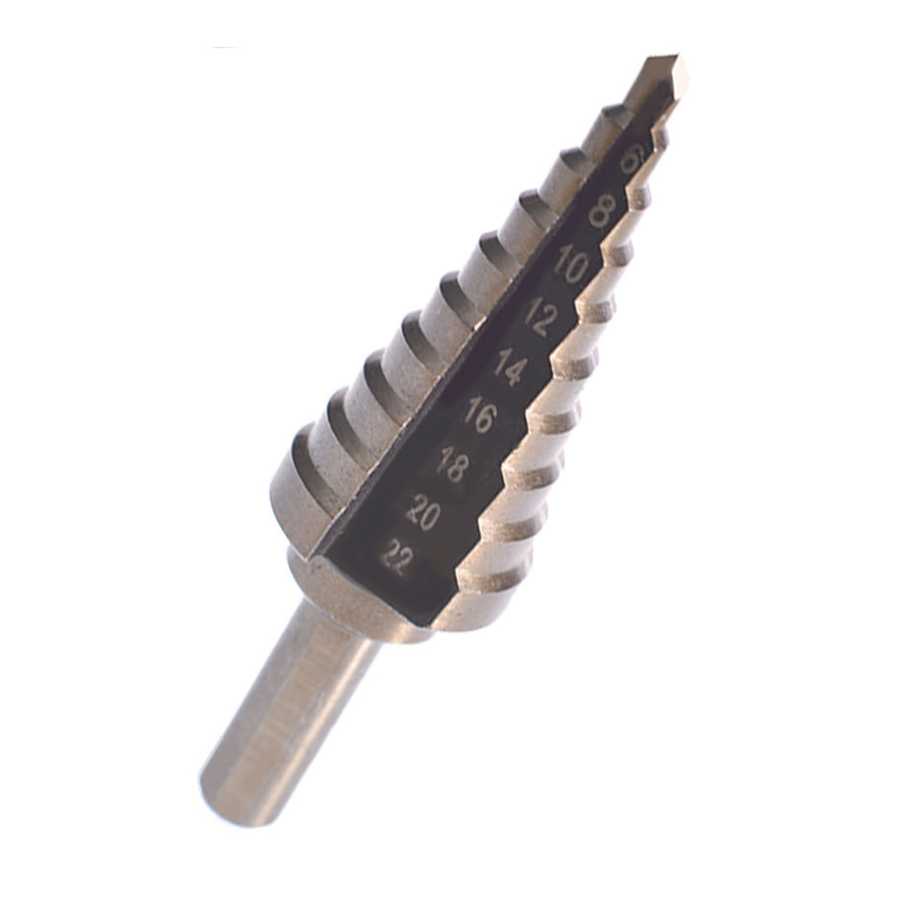 Drillpro Mata Bor Pagoda Spiral Drill Titanium HSS 5 PCS - BIHH480