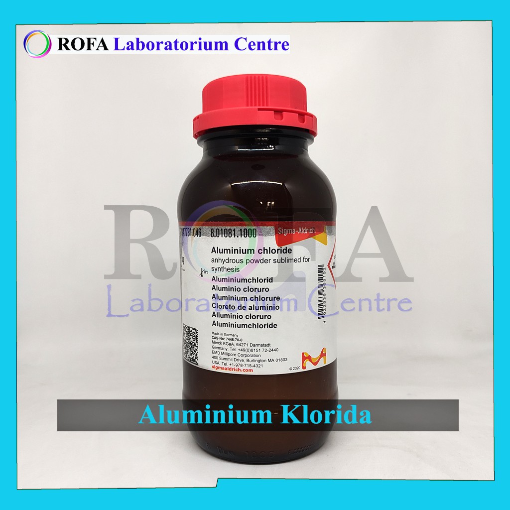 Jual Aluminium Klorida / Aluminium Chloride / AlCl3 Merck Eceran 100