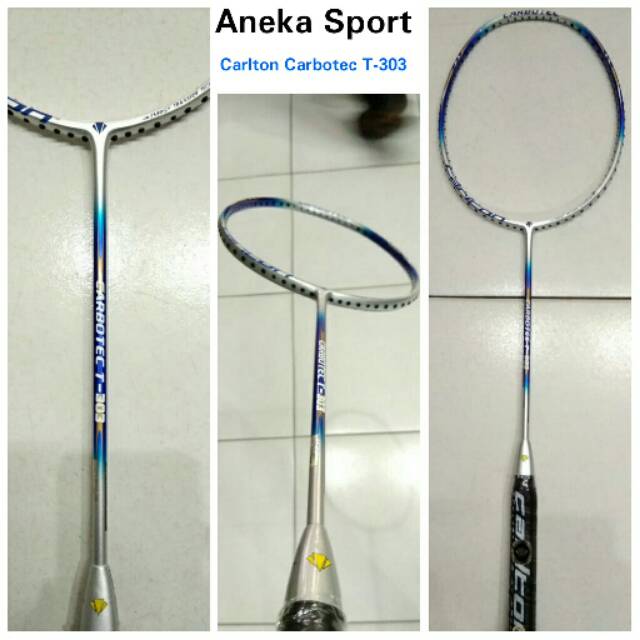 Raket Badminton Carlton Carbotec T-303 Original 100% ( 85gram )