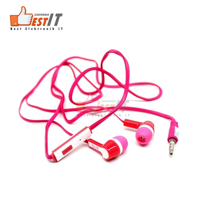 Earphone With Mic Microphone Club Bola