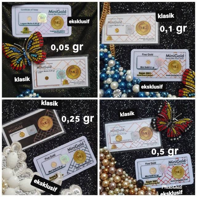 Mini gold 0.1 gram termurah