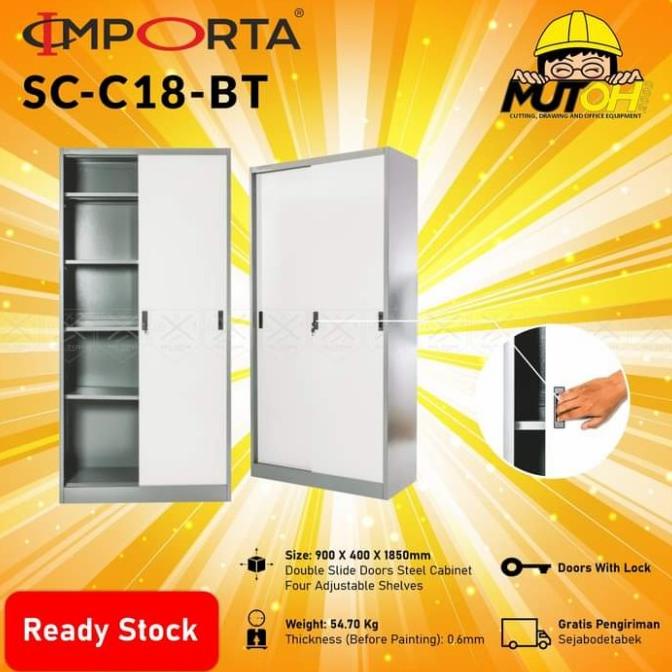 

Lemari Arsip Lemari Besi Pintu Sliding Importa Sc-C18Bt Terlaris