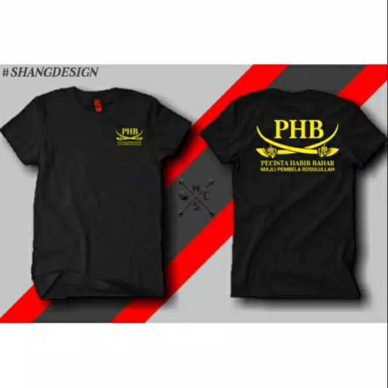 KAOS PHB PECINTA HABIB BAHAR MOTIF KUNING LAMA