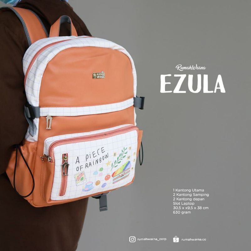 TAS RANSEL EZULA RUMAH WARNA MURAH