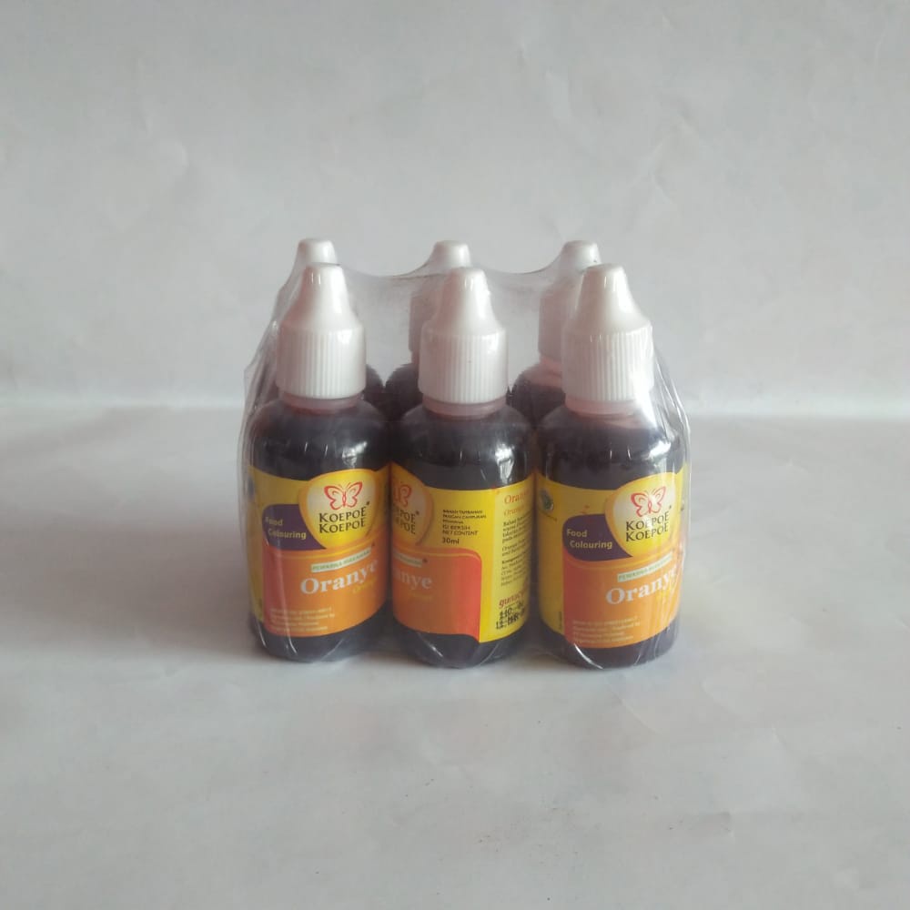 

Pewarna Koepoe Koepoe Oranye 1 Pack Isi 6 Pcs