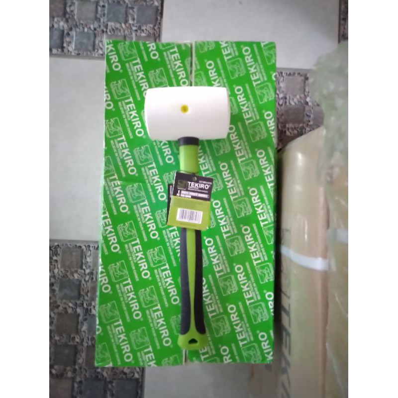 TEKIRO palu karet putih 680gr white rubber hammer ORIGINAL