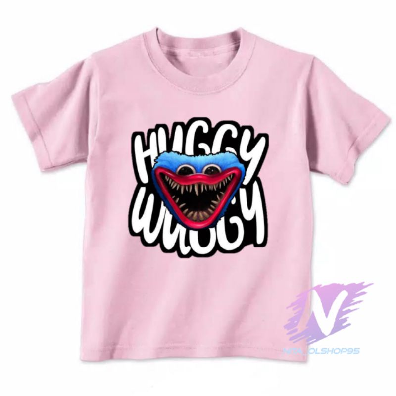 kaos huggy wuggy baju kaos anak hugy wugy