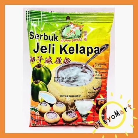 @#@#@#] Happy Grass Serbuk Jeli/ Coconut Jelly Powder/ Jeli Bubuk Rasa Kelapa