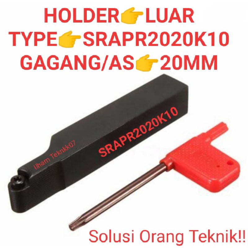 HOLDER BUBUT.PAHAT BUBUT LUAR 20MM GROOVING BUBUT DUDUKAN INSERT PORTING BUBUT GAGANG INSERT RPMT10 