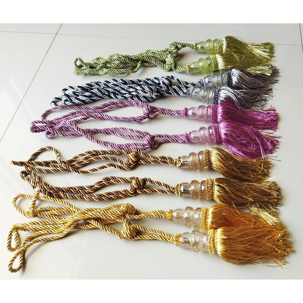 Tali Gorden/ Tassel Gorden Murah  Minimalis /Tali gorden kristal / aksesoris korden/ tirai