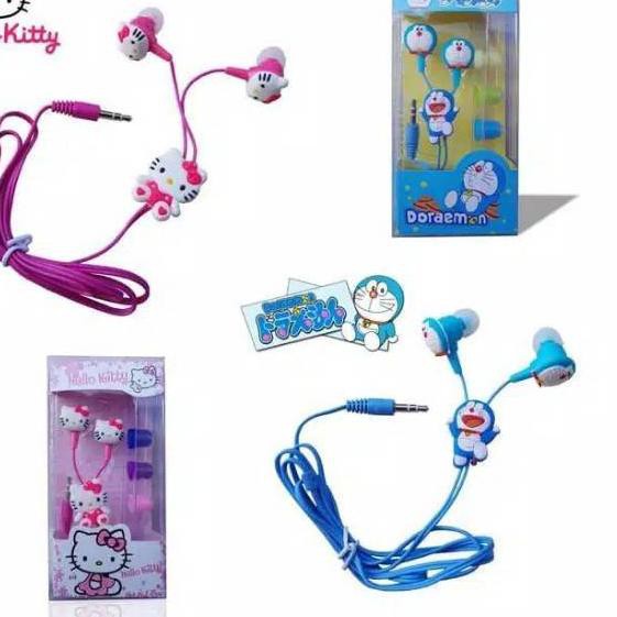 BEST PRODUK HEADSET KARAKTER DORAEMON HELLOKITTY CD7 ....