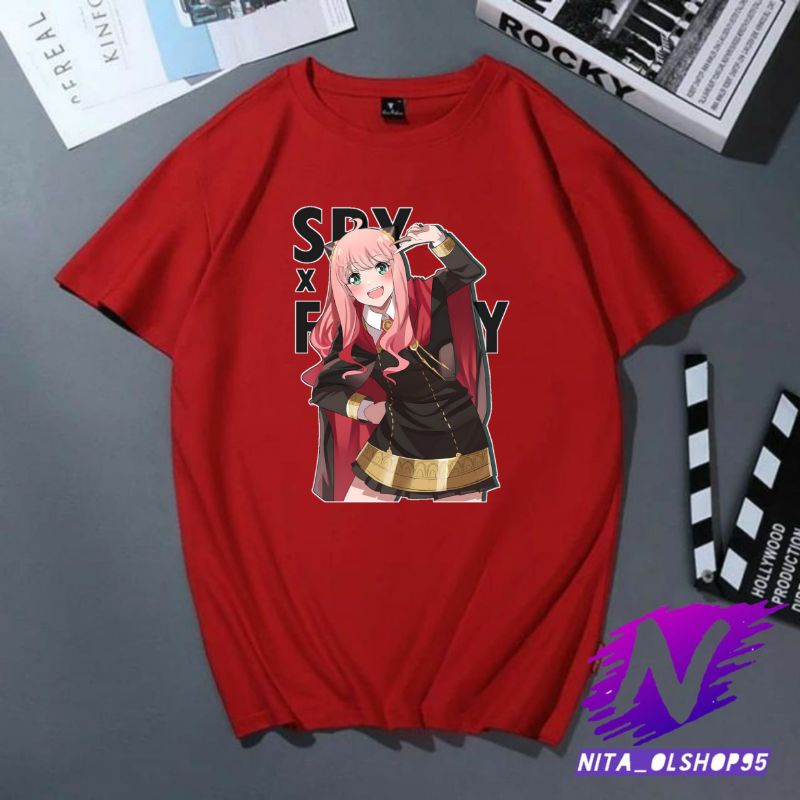 kaos anak anya forger lucu baju anime spy x family baju anya lucu