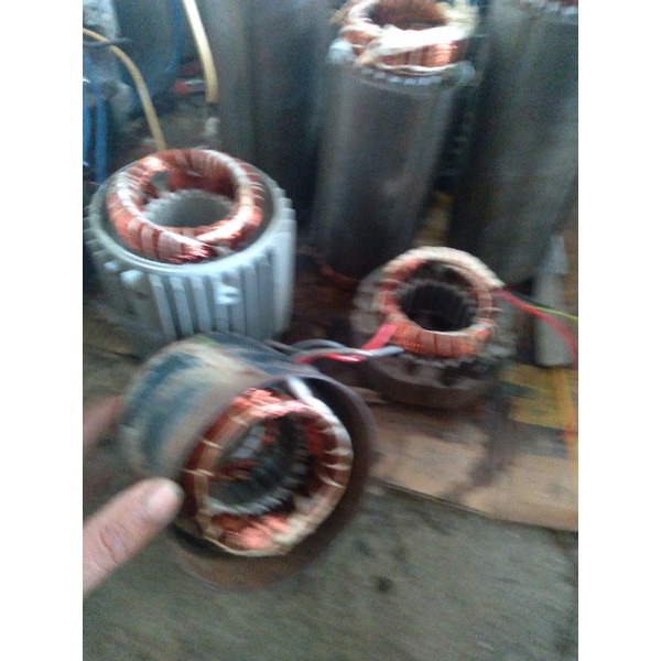 Spul sanyo simizu set tanpa kapasitor