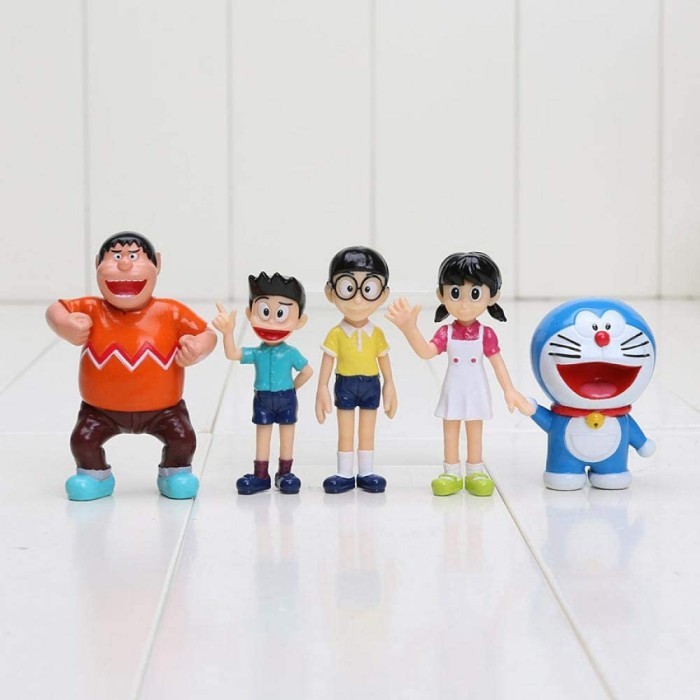 Doraemon Nobita Nobi Minamoto Shizuka Isi 5pcs/Set Action Figure