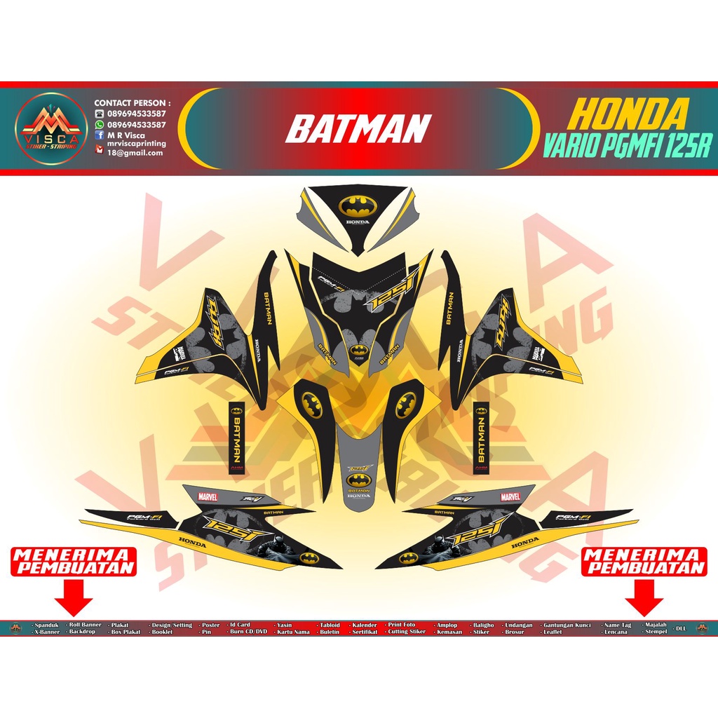 DECAL VARIO 125 old Fullbody - DECAL honda Vario 125 old Fullbody