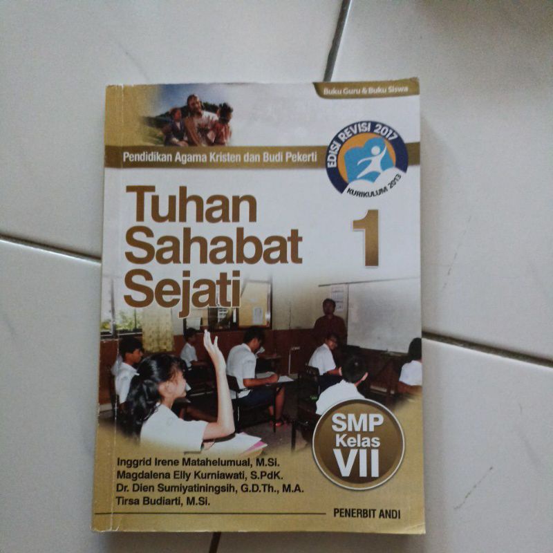 Buku pendidikan agama kristen SMP kelas VII 7 BEKAS PRELOVED