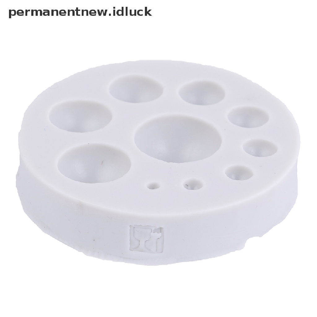 Cetakan Kue / Sabun / Permen / Cokelat / Es Bentuk Bulat Bahan Silikon