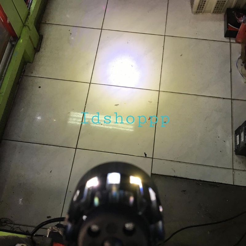 Lampu Tembak Sorot LED Spion Motor Cree 6 Mata U3 LED Cree Bulat 12watt