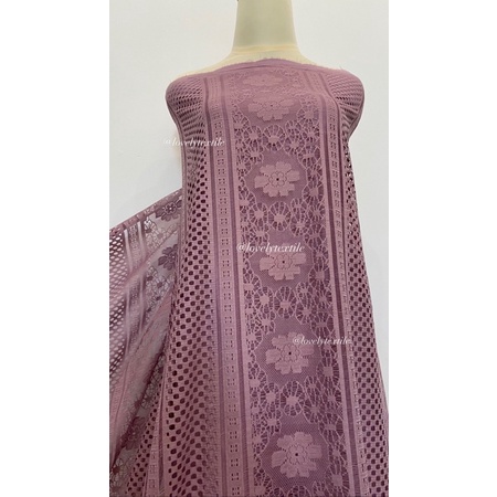 Kain Kebaya Brokat Kain Brokat Meteran Kain Brokat Motif Salur Ori