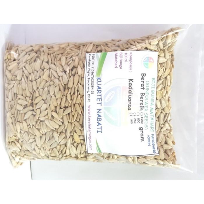 

Sunflower - Biji Bunga Matahari Oven - Kupas - Matang - Panggang 1 Kg