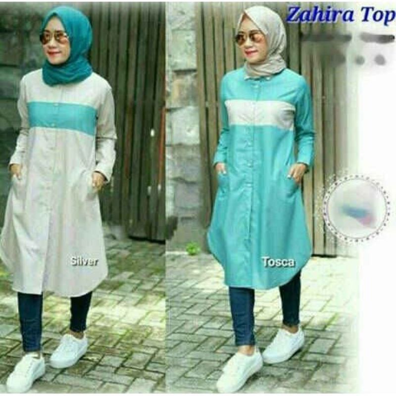 Zahira top atasan wanita fashion remaja muslim