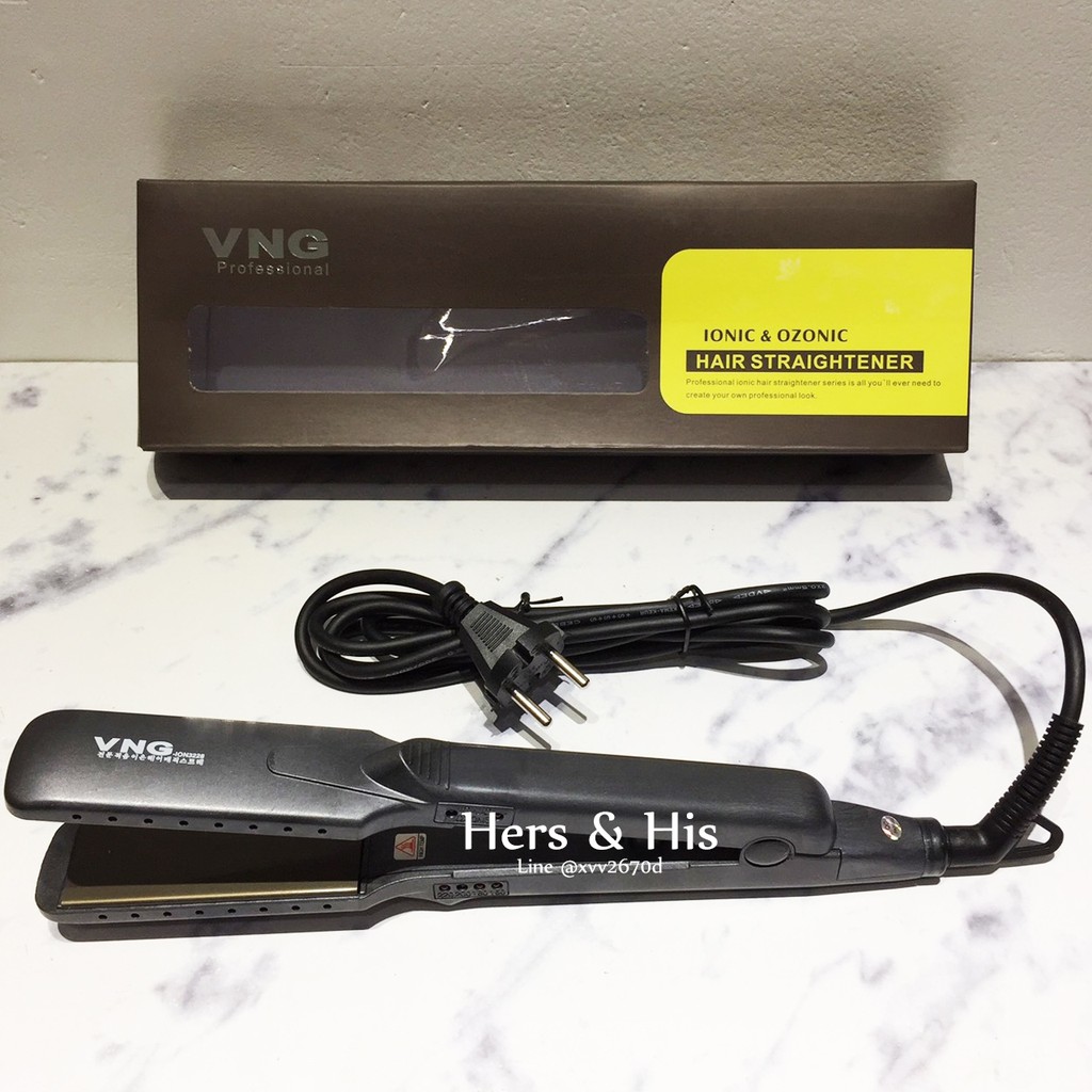 VNG Professional Ionic & Ozonic Hair Straightener - Catokan Ion Teknologi Korea - VNG ION3228